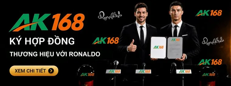 AK168 ký hợp đồng thương hiệu với Ronaldo